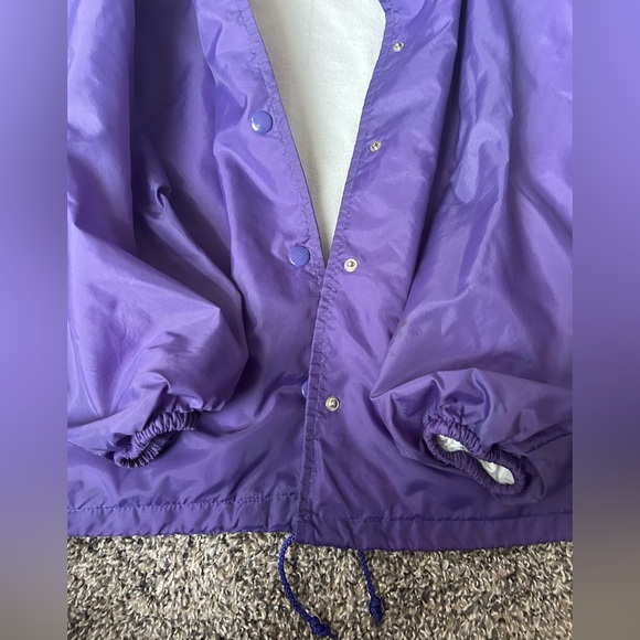 Vintage Apres Sport Snap up Nylon Jacket with Cotton lining size large - Picture 8 of 8